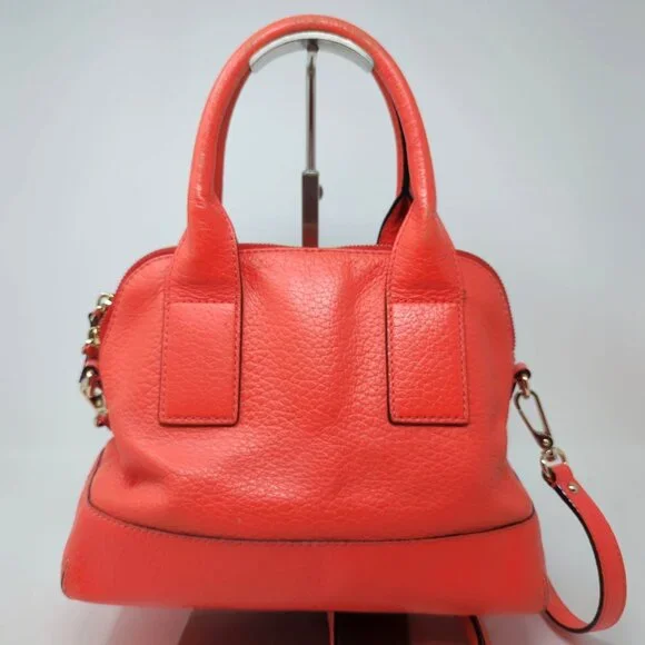 Kate Spade Orange Purse Bag Top Handle Crossbody Satchel - Picture 10 of 16
